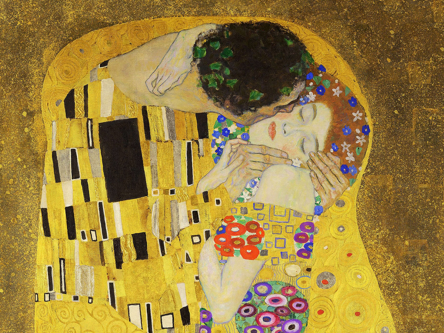 💋 Öpücük – Gustav Klimt (Detay) (1907-1908)