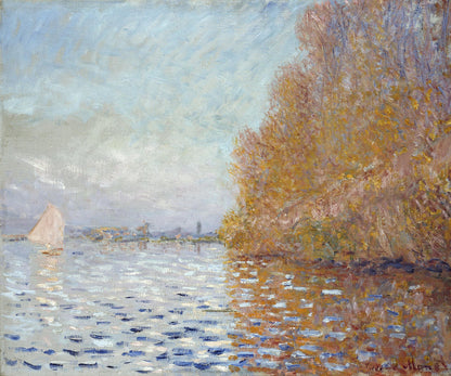 ⛵ Argenteuil Havzası ve bir yelkenli – Claude Monet (yaklaşık 1874)
