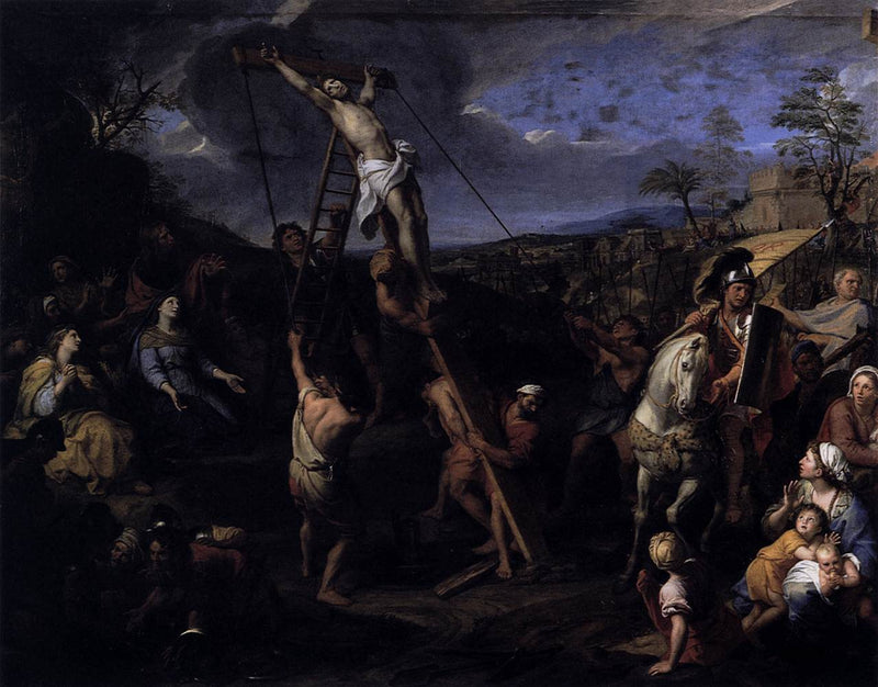 Jésus élevé en croix - Charles Le Brun