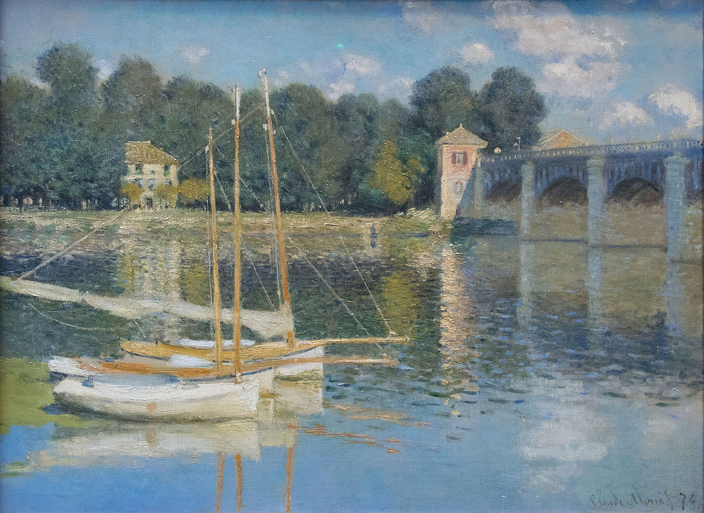 🎨 Argenteuil Köprüsü – Claude Monet, 1874