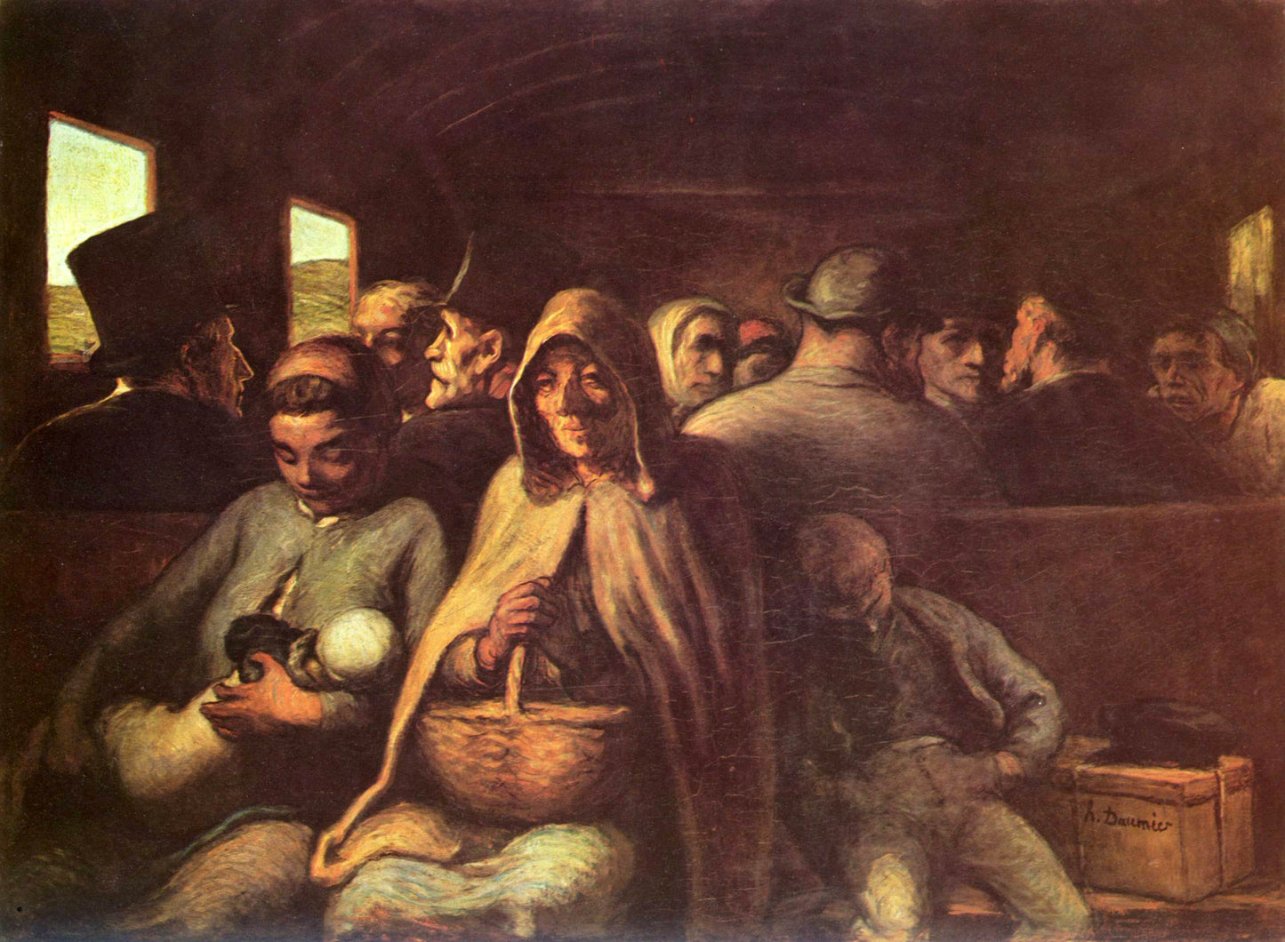 Üçüncü Sınıf Vagonu – Honoré Daumier (1862–1864 civarı)