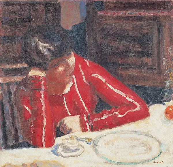 Kırmızı Korse - Pierre Bonnard