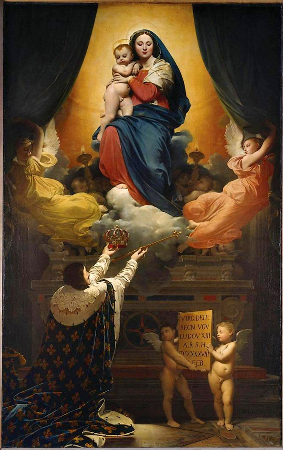 Louis XIII'ün Dileği - Jean-Auguste-Dominique Ingres