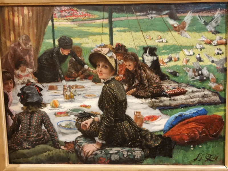 Çimlerde Piknik - James Tissot