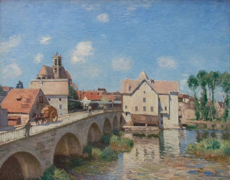 Moret Köprüsü - Alfred Sisley