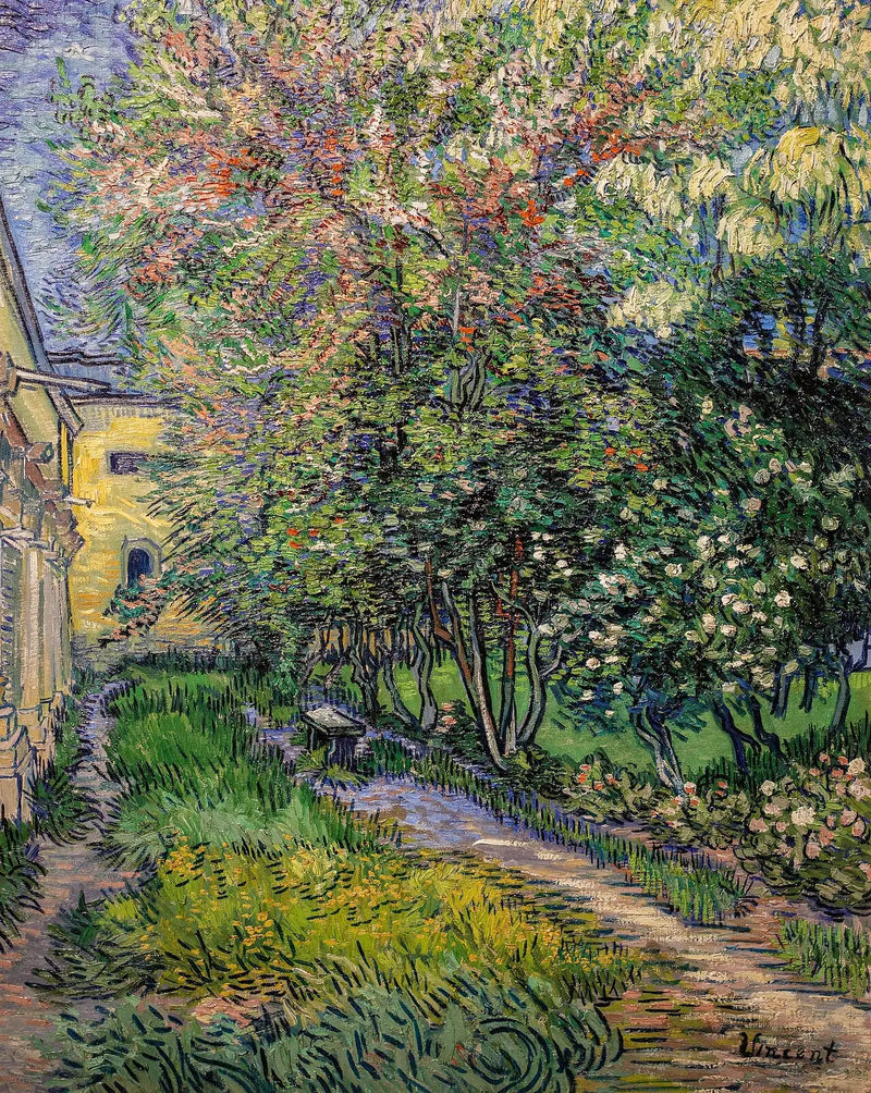 Saint-Rémy Akıl Hastanesi Bahçesi - Vincent van Gogh