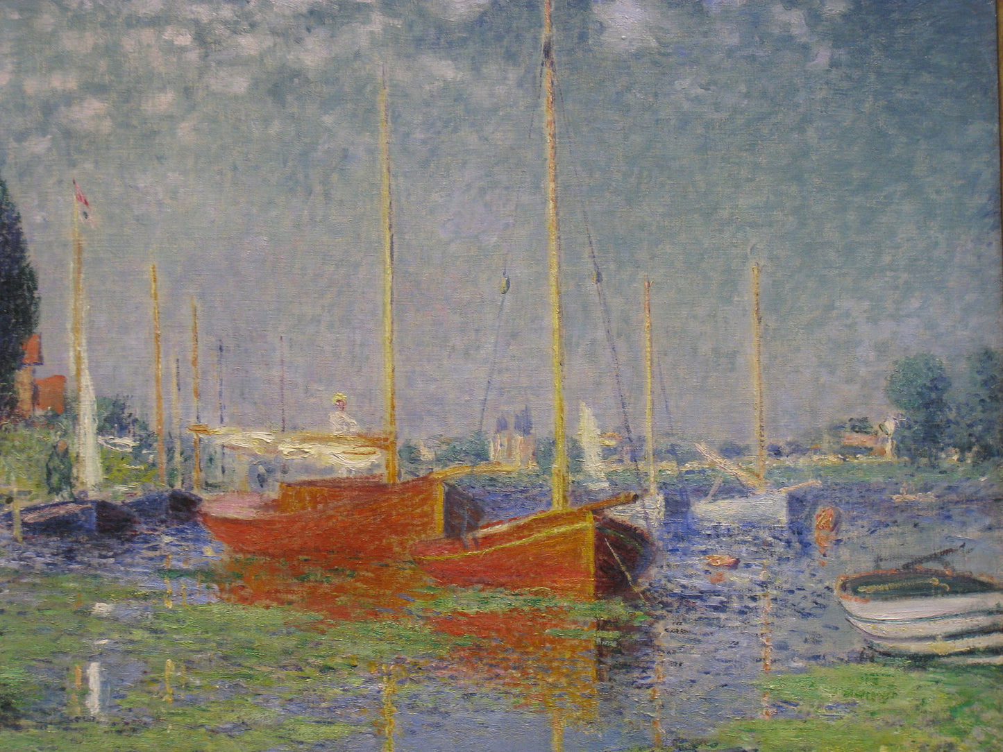 🎨 Argenteuil'deki Kırmızı Tekneler – Claude Monet, yaklaşık 1875