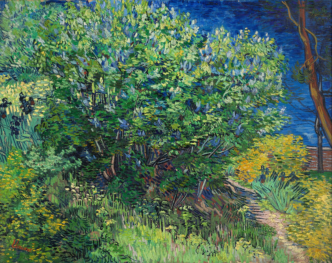 🌸 Leylaklar – Vincent van Gogh (1889)