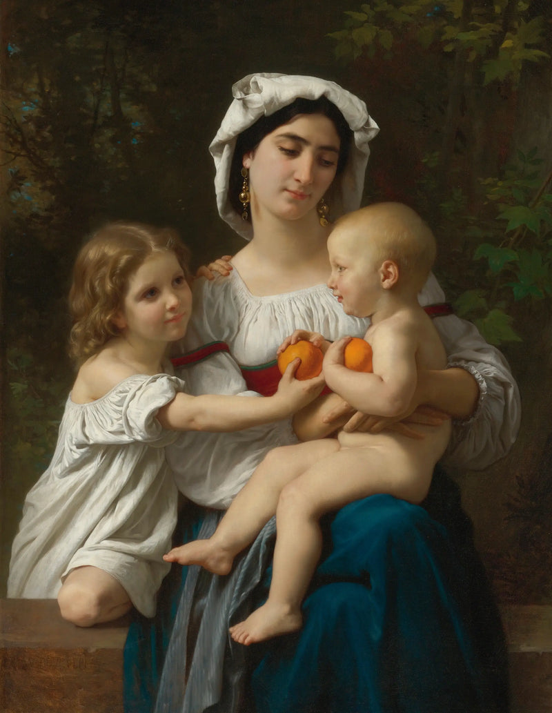 Les Oranges - Bouguereau