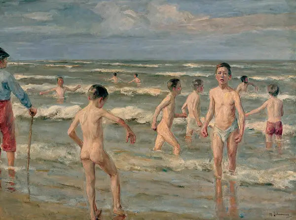 Yüzen Çocuklar - Max Liebermann
