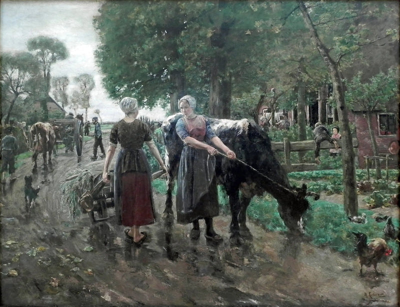 Hollanda Köyü Sokağı - Max Liebermann