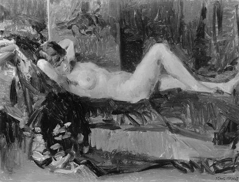 uzun yatık - Isaac Israëls