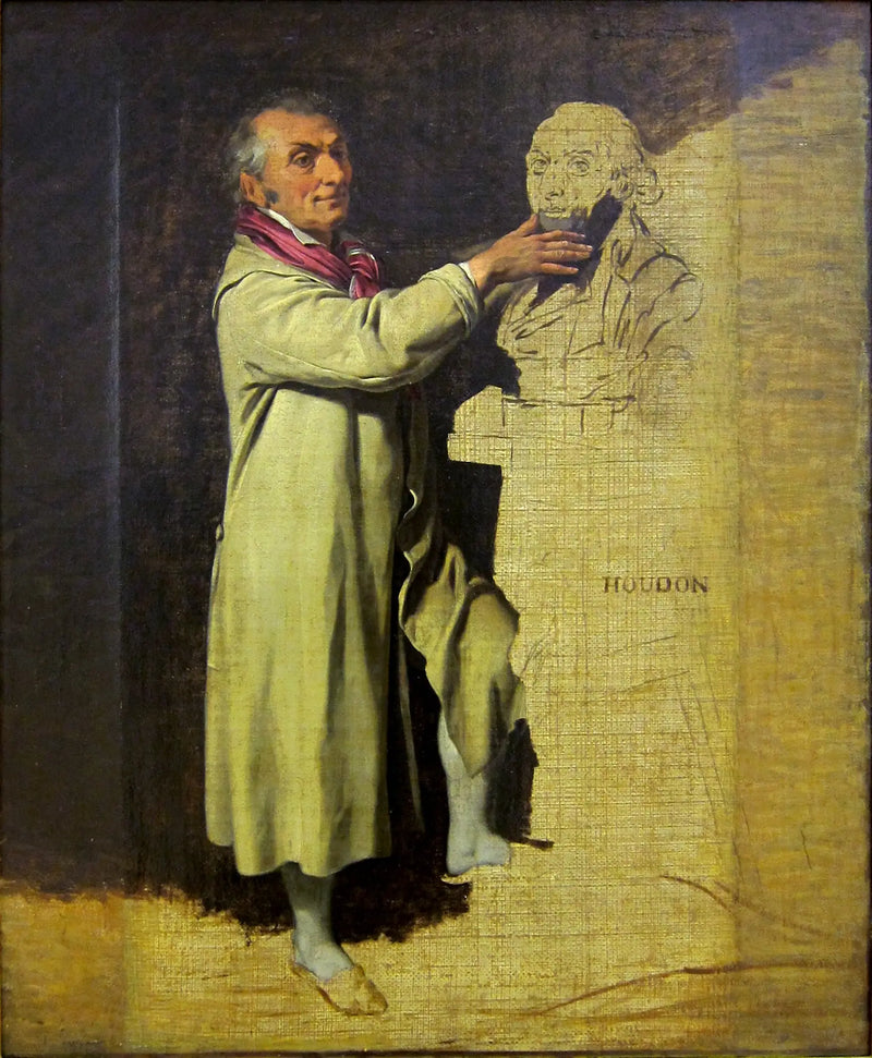 Jean-Antoine Houdon Portresi, Heykeltıraş - Louis-Léopold Boilly