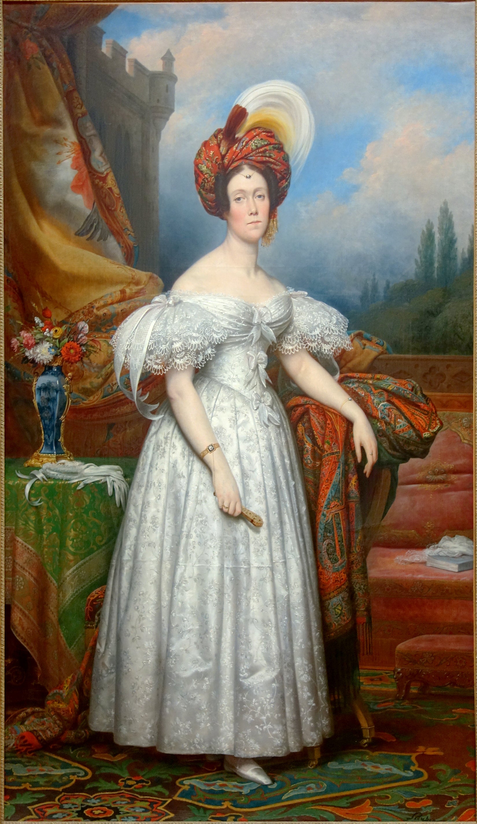 La marquise Charles de Bethisy, née Adèle-Mathilde-Emmanuelle de Guernonval d'Esquelbecq - Charles de Steuben