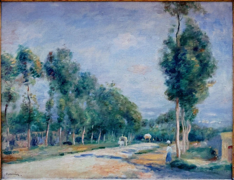 Louveciennes'den Versailles Yolu - Pierre-Auguste Renoir