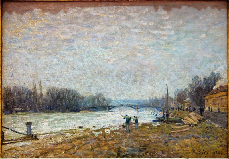 Çöküşten Sonra, Suresnes Köprüsü'nde Seine - Alfred Sisley