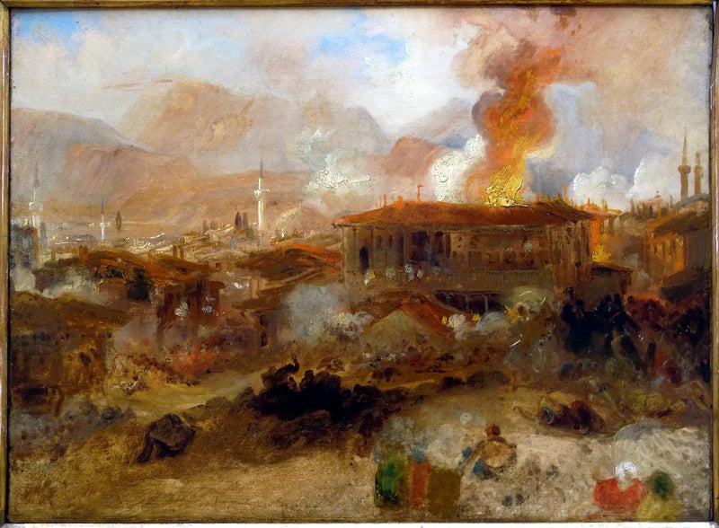 İstanbul'da Yangın - J. M. W. Turner
