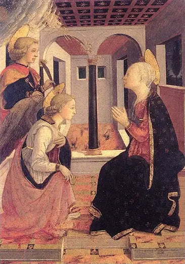 Müjde ve Aziz Julian ile - Fra Filippo Lippi