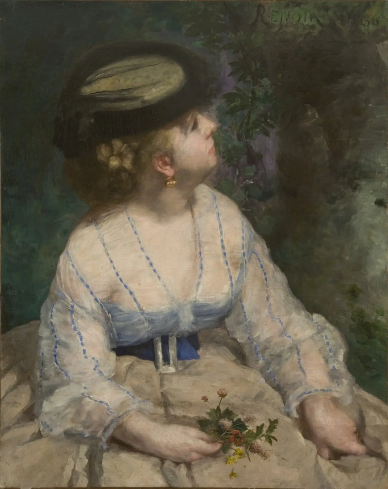 Kuşlu Kız - Pierre-Auguste Renoir