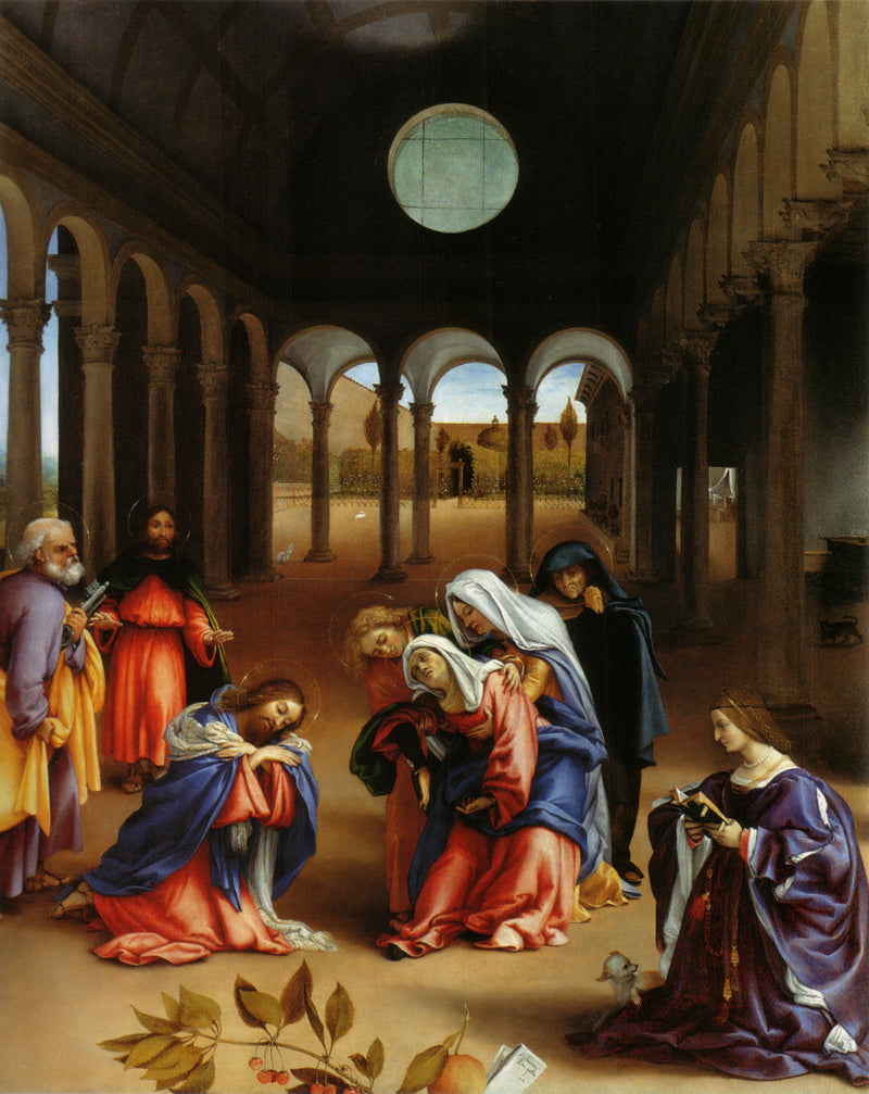 İsa'nın Annesine Veda Etmesi - Lorenzo Lotto