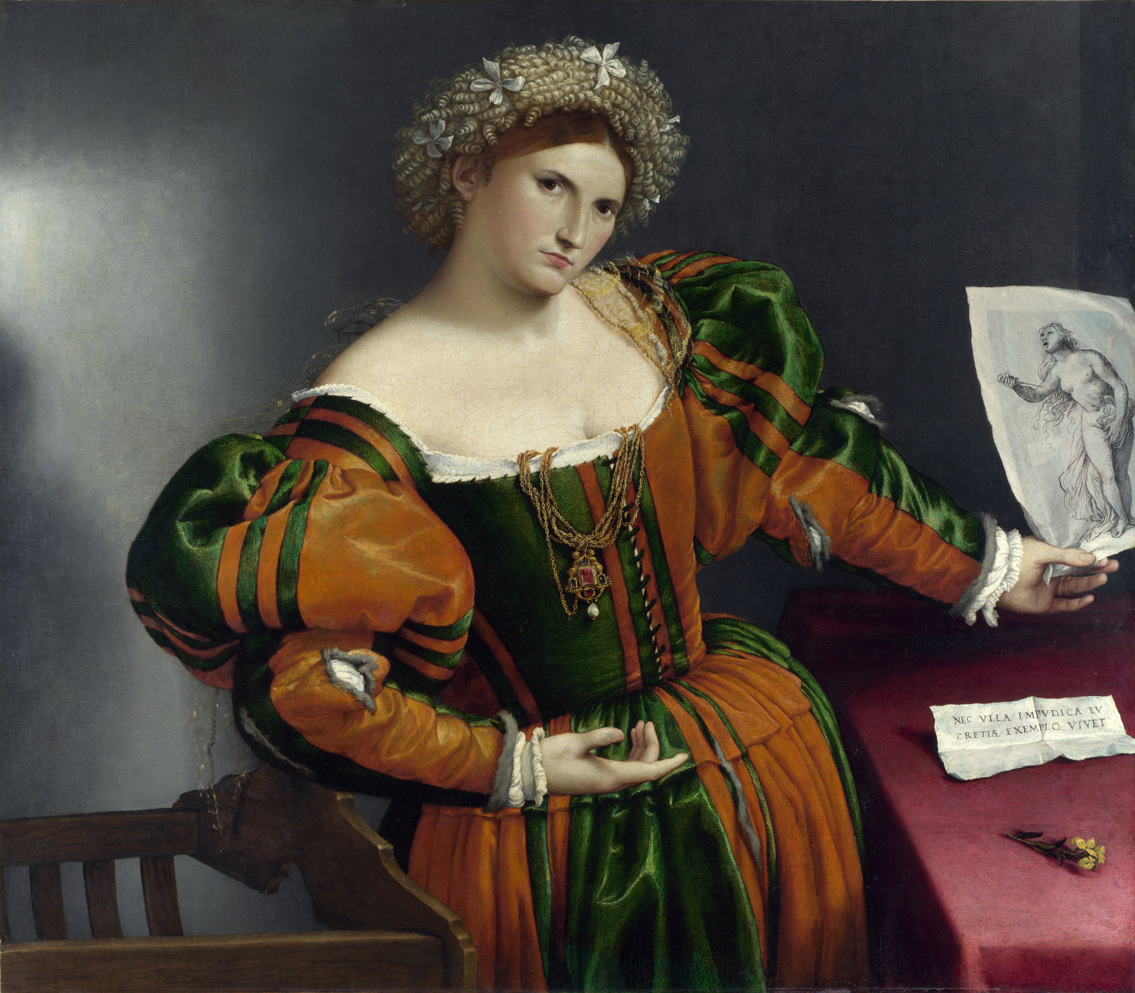 Portrait de femme - Lorenzo Lotto