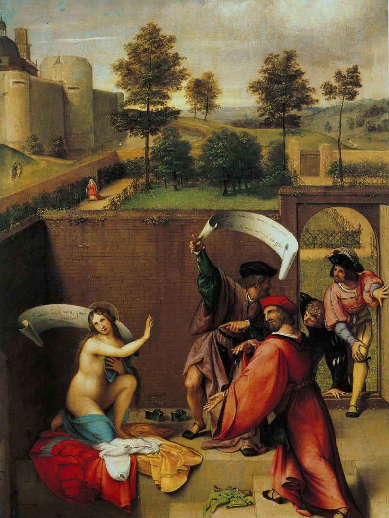 Suzanne ve yaşlılar - Lorenzo Lotto