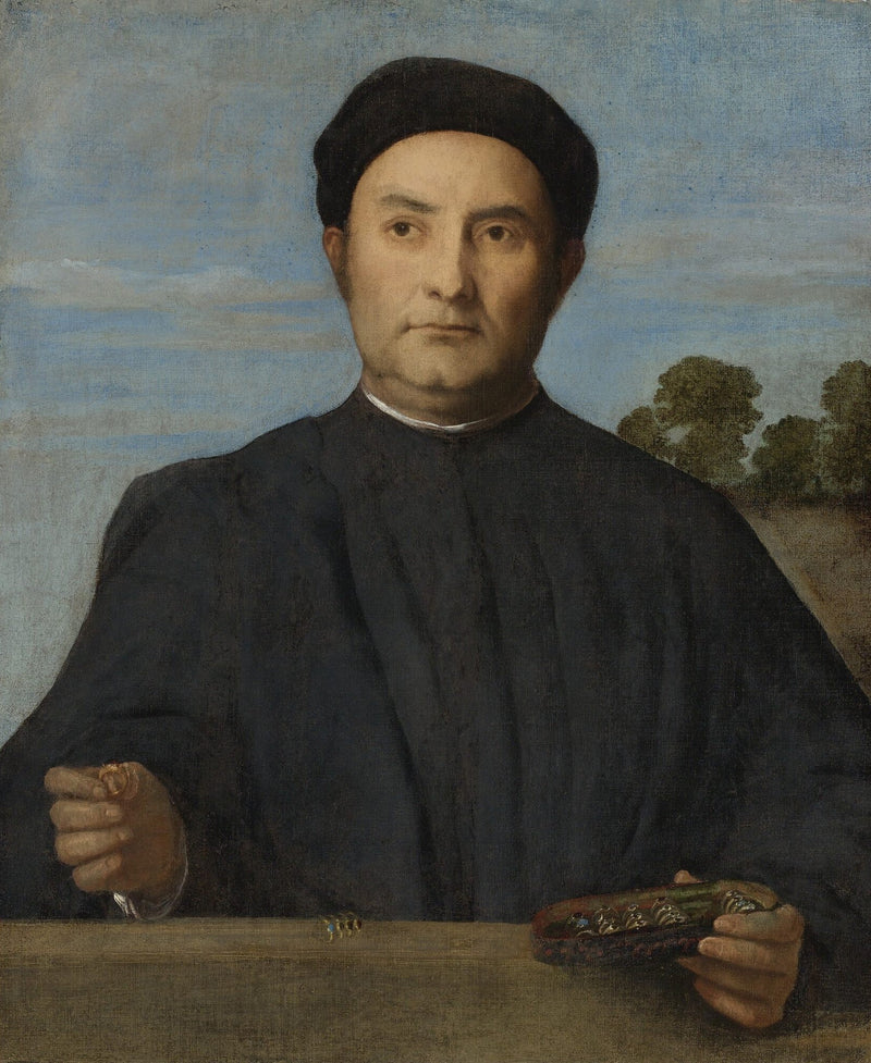 Bir kuyumcunun portresi - Lorenzo Lotto