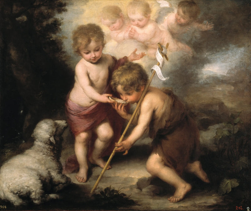 Aziz Çocuklar ve Kabuk - Bartolomé Esteban Murillo