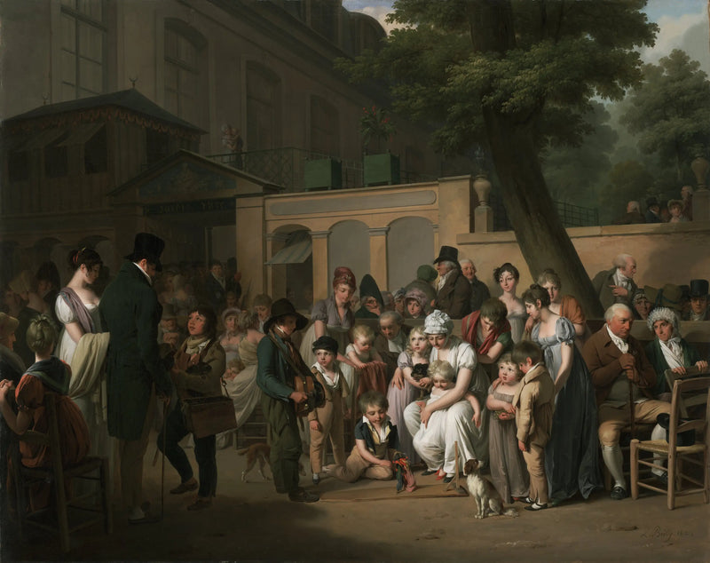Türk Bahçesine Giriş - Louis-Léopold Boilly