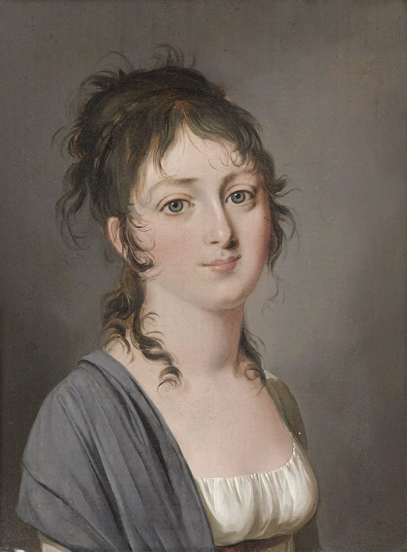 François de Sainte-Aldegonde Kontesinin Portresi - Louis-Léopold Boilly