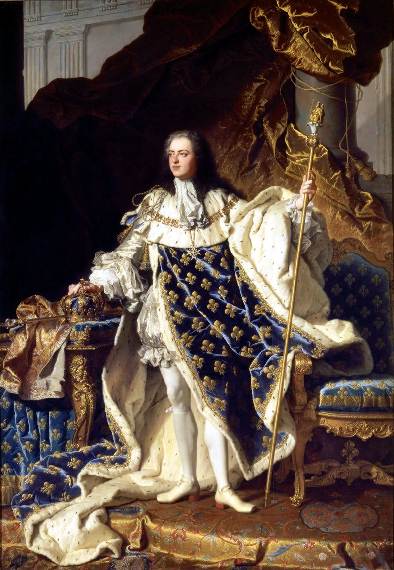 Fransa Kralı Louis XV - Hyacinthe Rigaud