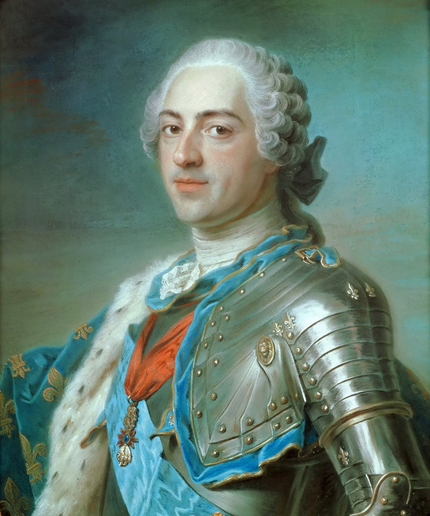 Louis XV – Maurice-Quentin de La Tour tarafından Portre