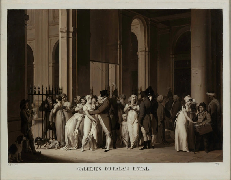 Palais-Royal Galerileri - Louis-Leopold Boilly