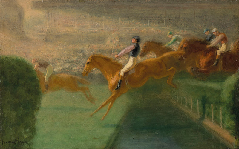 Saut d'obstacle - Louis Anquetin