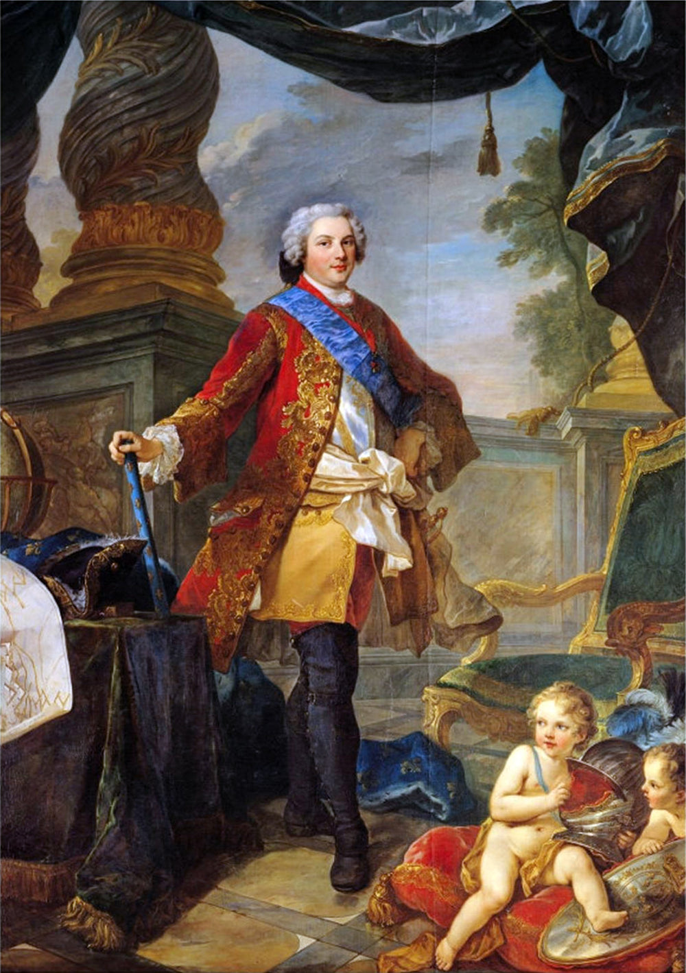 Louis de France, Dauphin (1729-1765) - Charles-Joseph Natoire