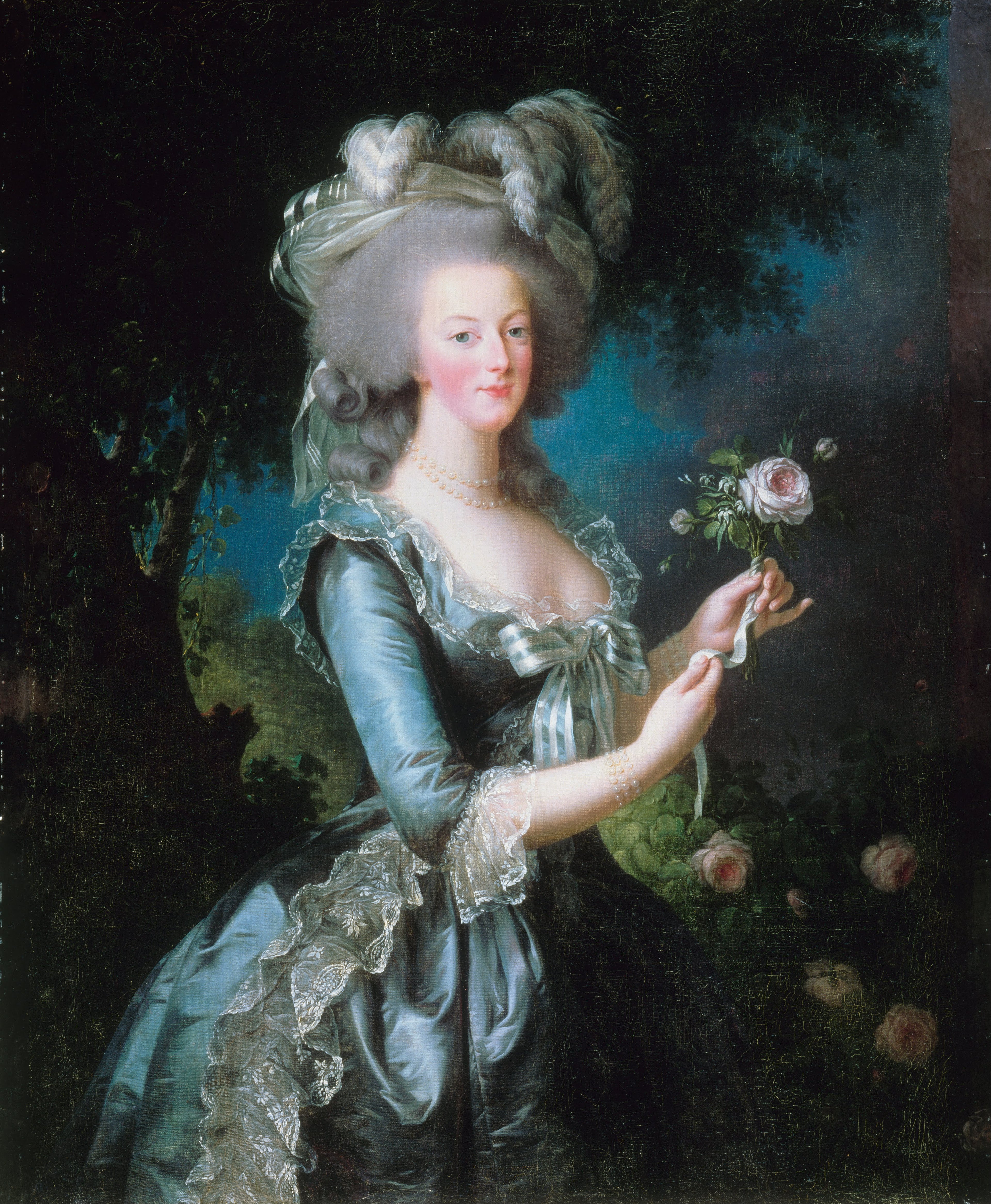 Marie-Antoinette dite « à la Rose » - Élisabeth Vigée Le Brun