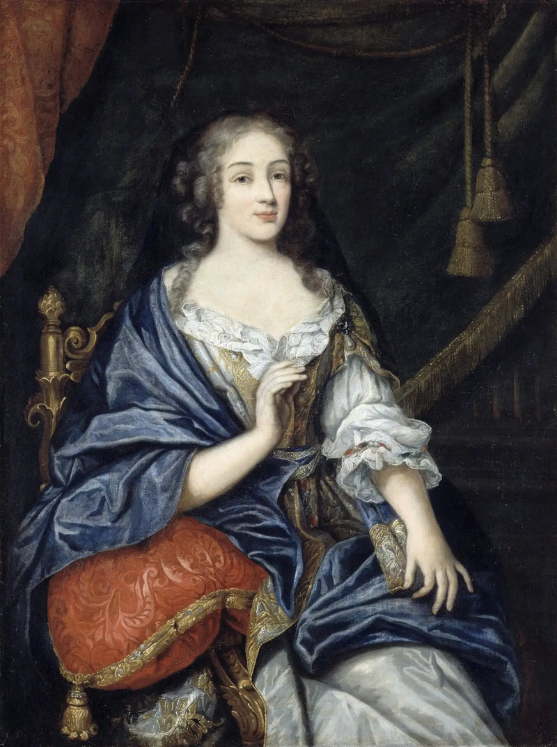 Louise-Françoise de la Baume Le Blanc, Mademoiselle de la Vallière, Vaujours Düşesi (1644-1710) - Jean Nocret