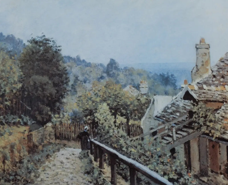 Louveciennes. Mi-yamaç Yolu - Alfred Sisley