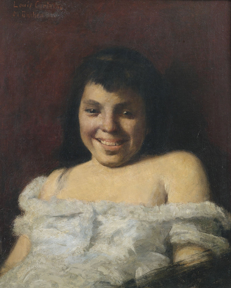 Rire fille - Lovis Corinth