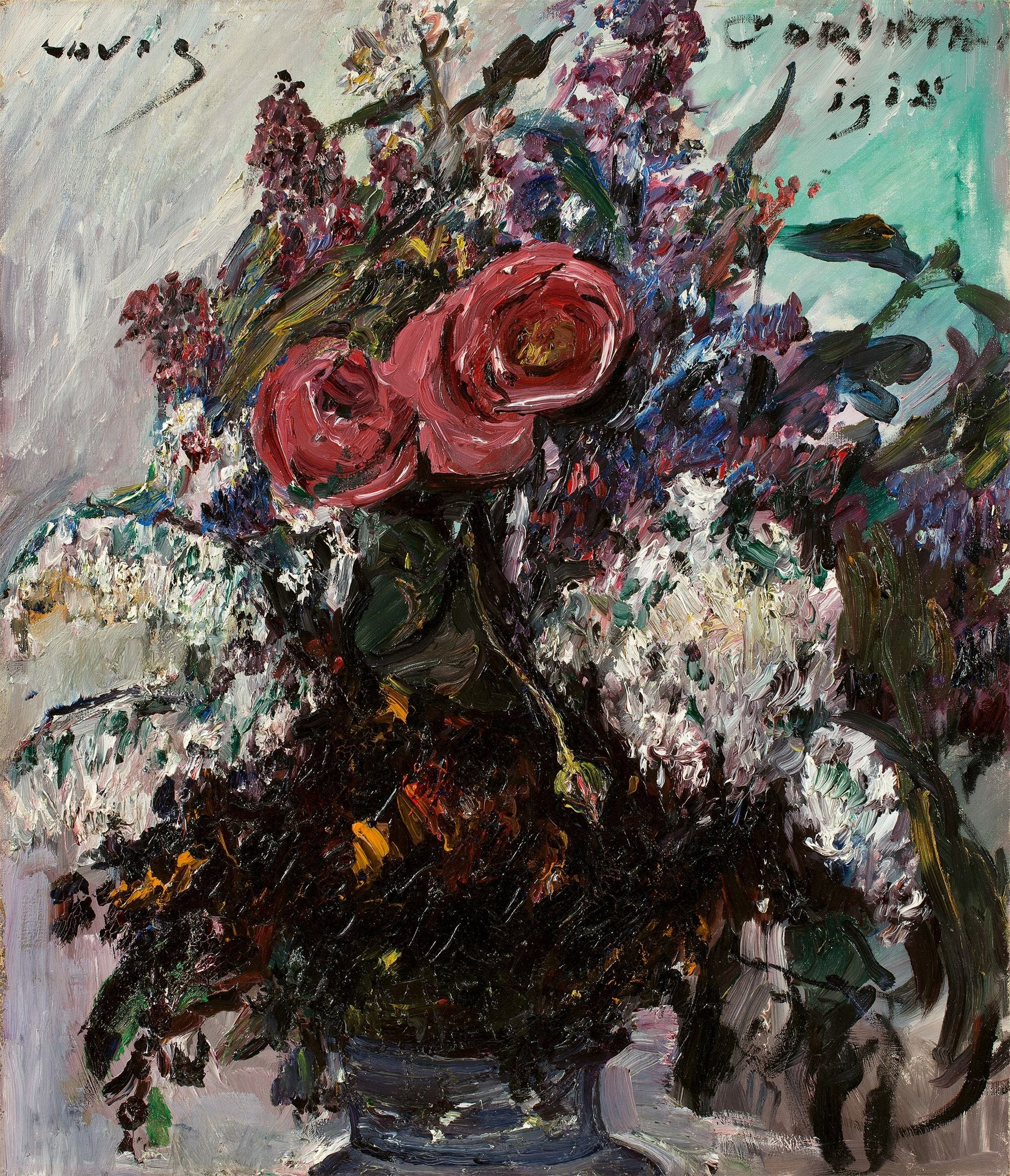Rosen und Flieder - Lovis Corinth