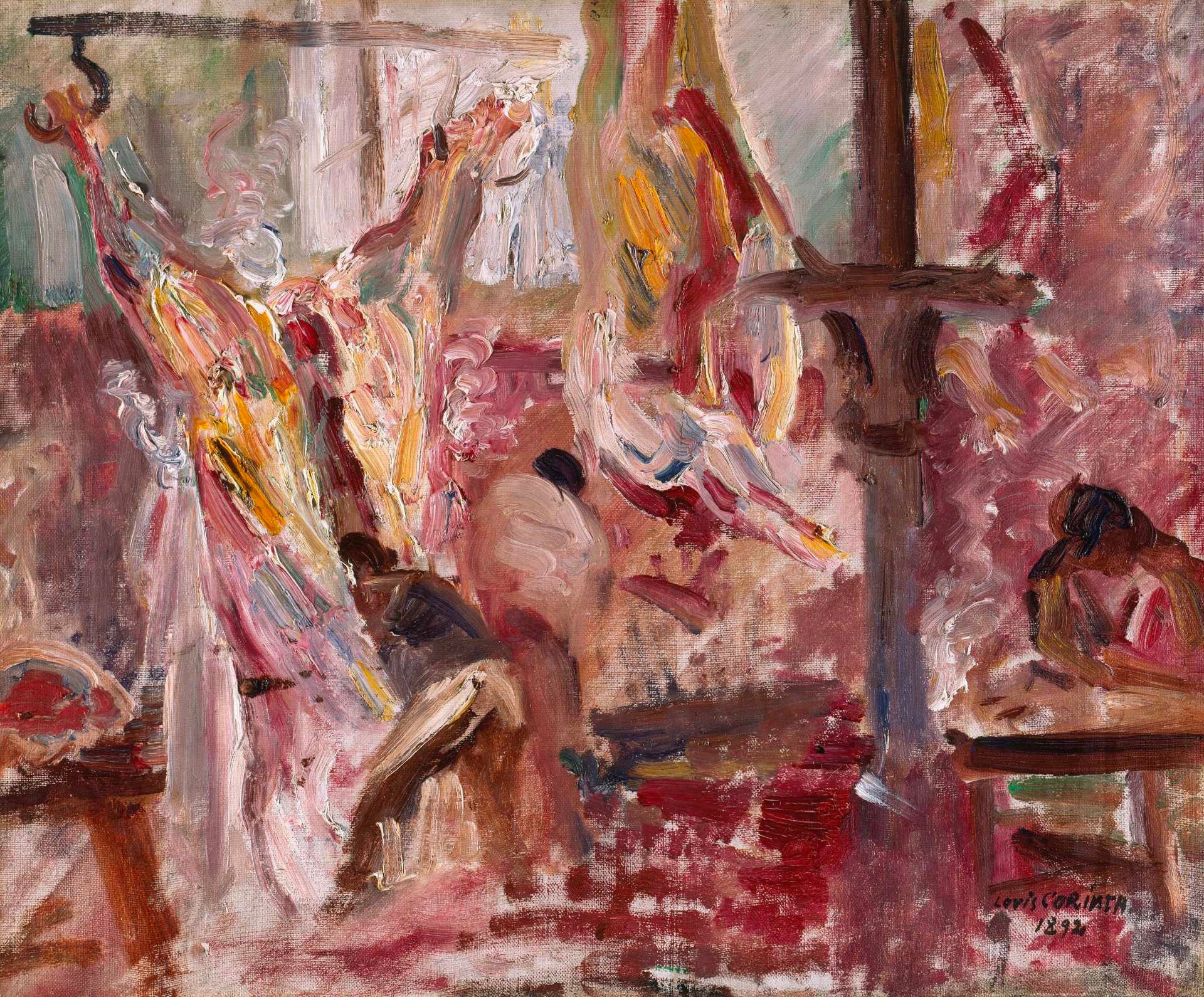 Schlachterei - Lovis Corinth