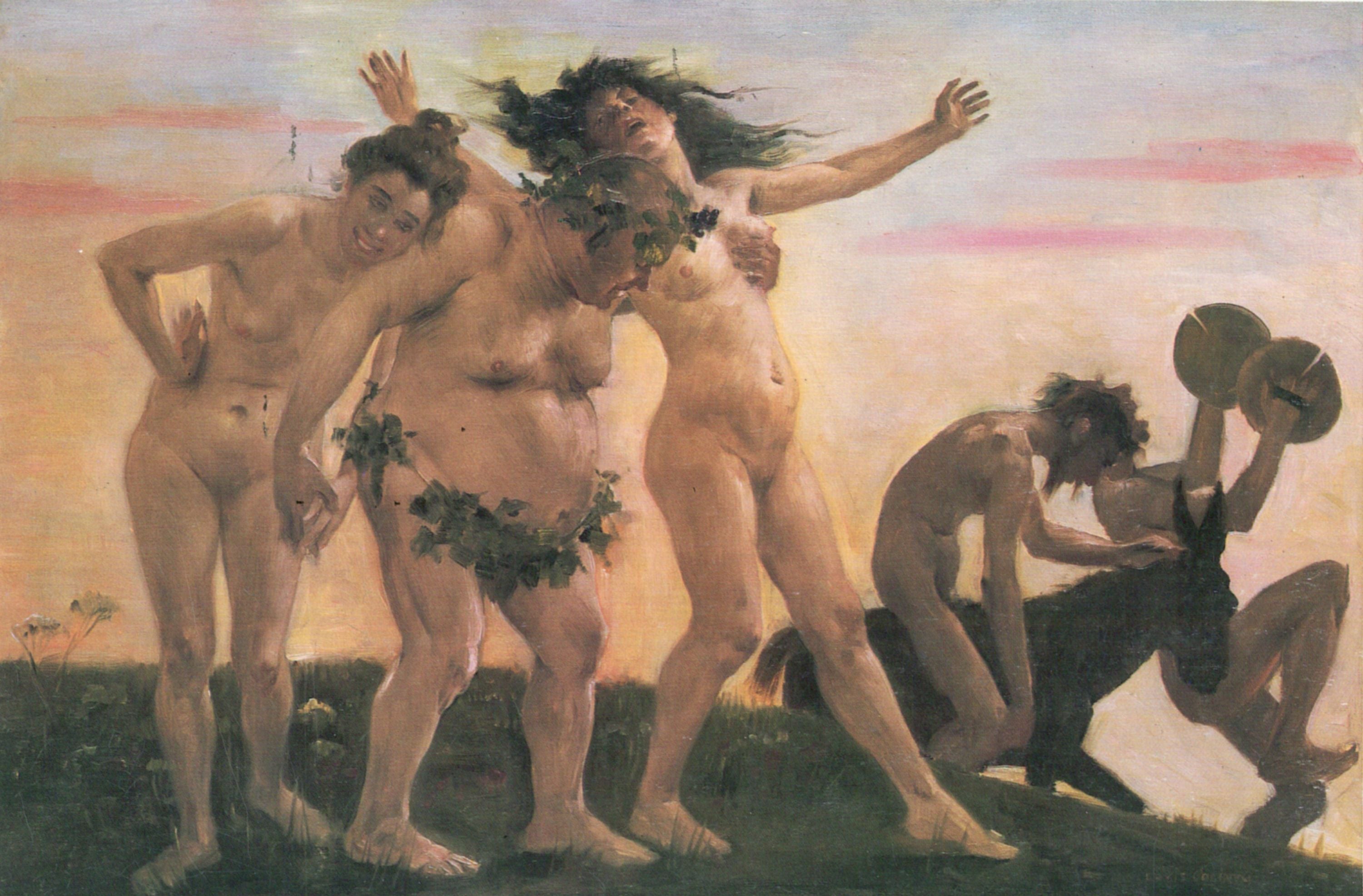 Bacchantes de retour au pays - Lovis Corinth