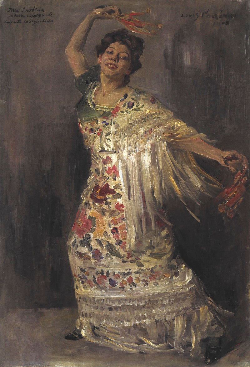 Porträt Tilla Durieux als spanische Tänzerin - Lovis Corinth