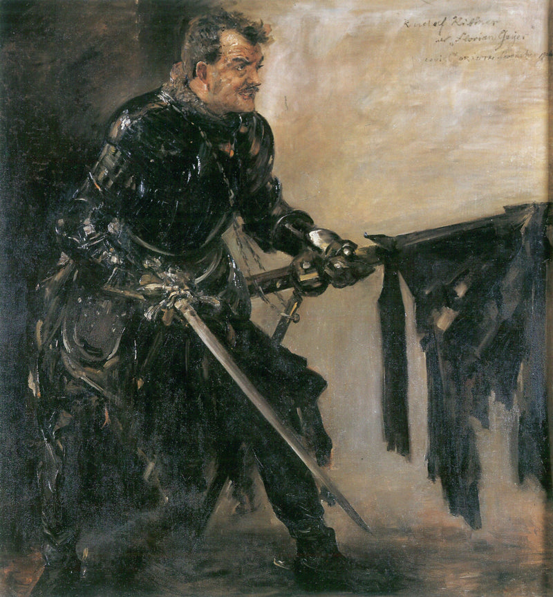 Porträt des Rudolf Rittner als »Florian Geyer« (I. Fassung) - Lovis Corinth