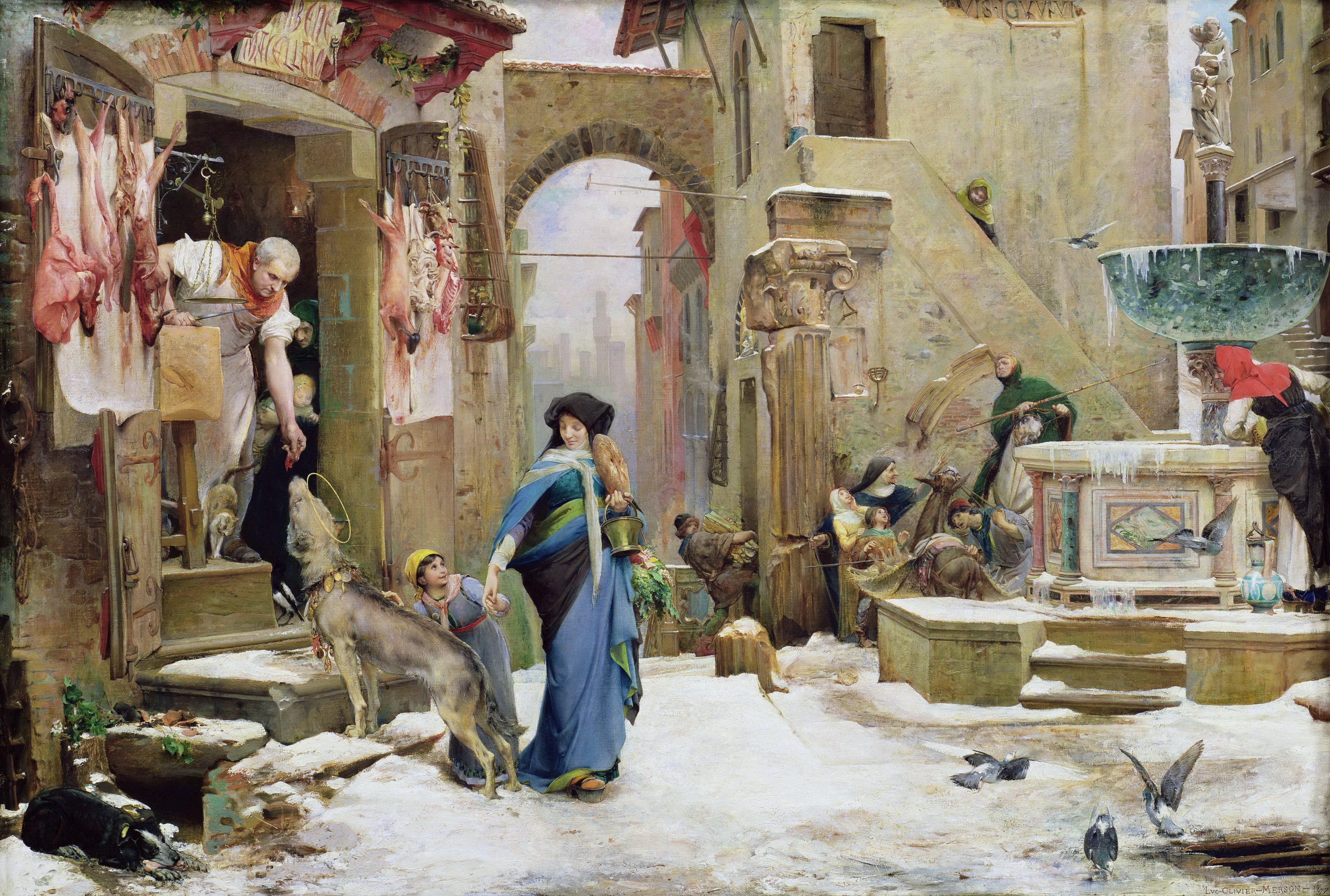 Le Loup d'Agubbio - Luc-Olivier Merson