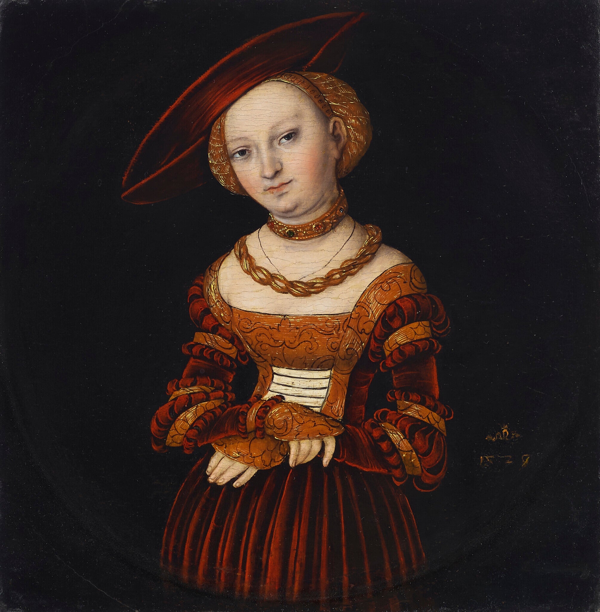 Portrait d'une dame - Lucas Cranach the Elder