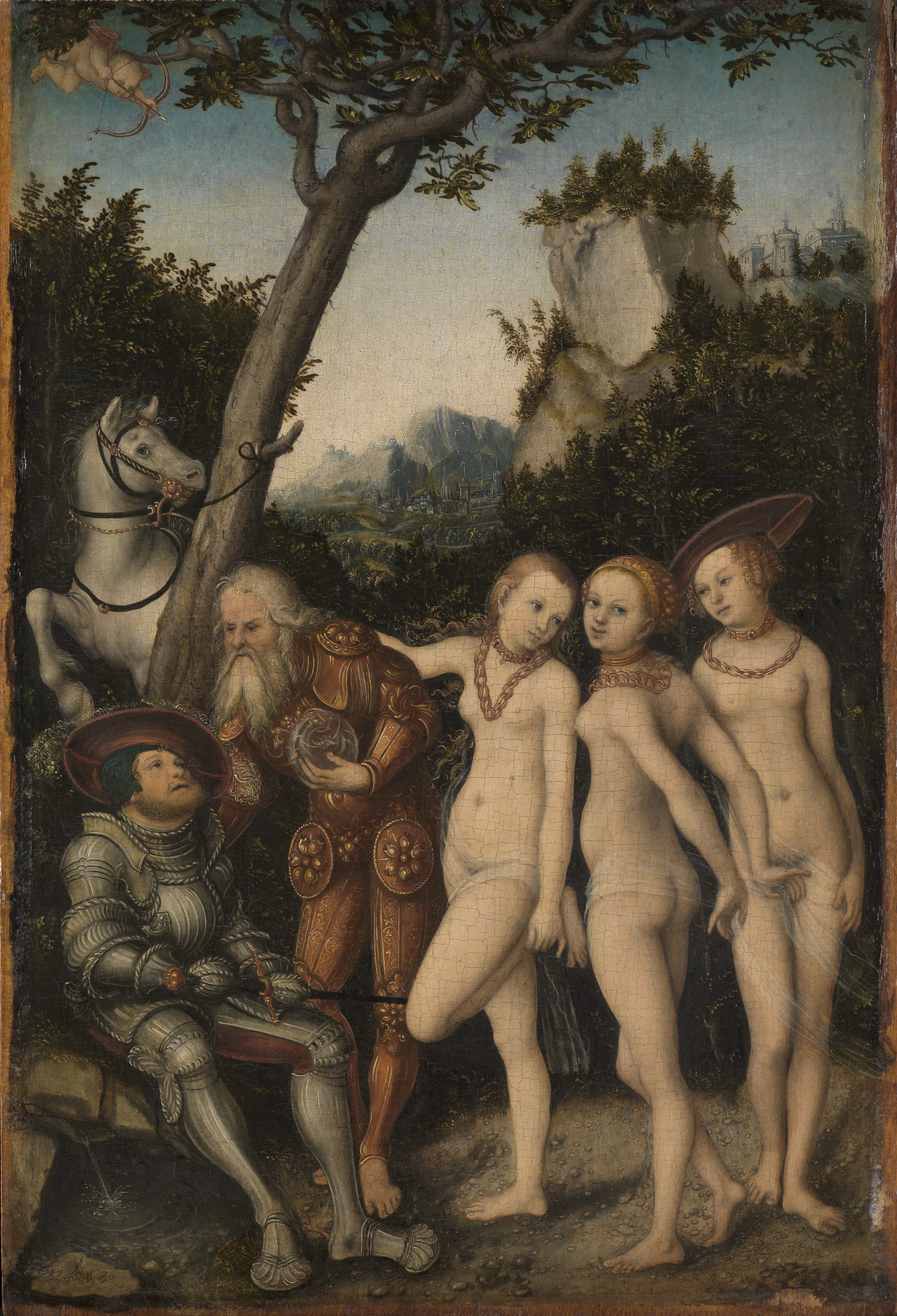 Le Jugement de Pâris - Lucas Cranach the Elder