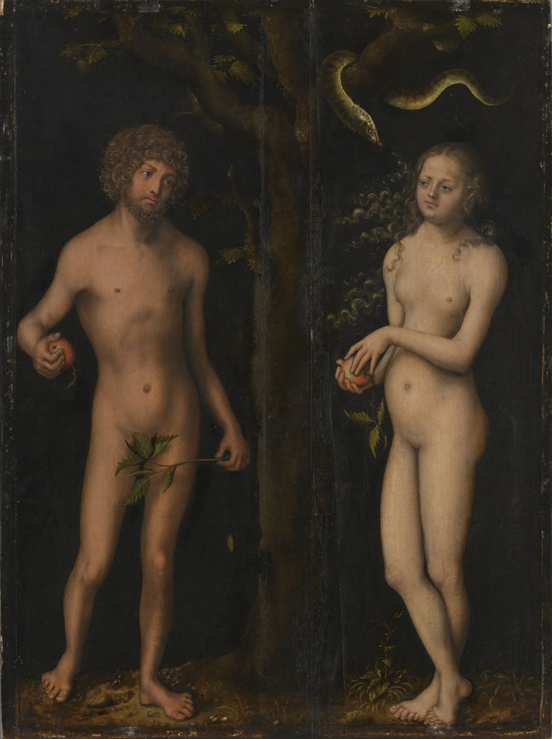 Adem ve Havva - Lucas Cranach the Elder