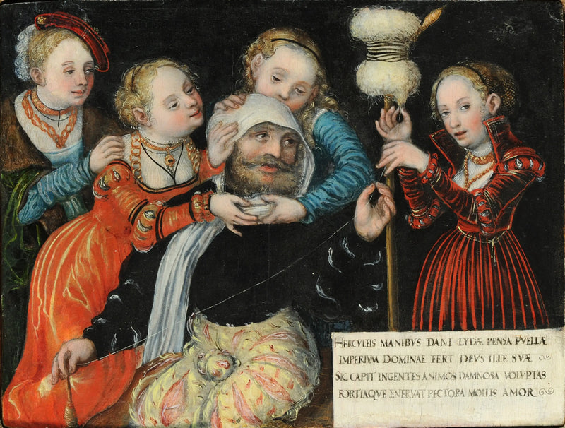 Herkül ve Omphale - Lucas Cranach the Elder