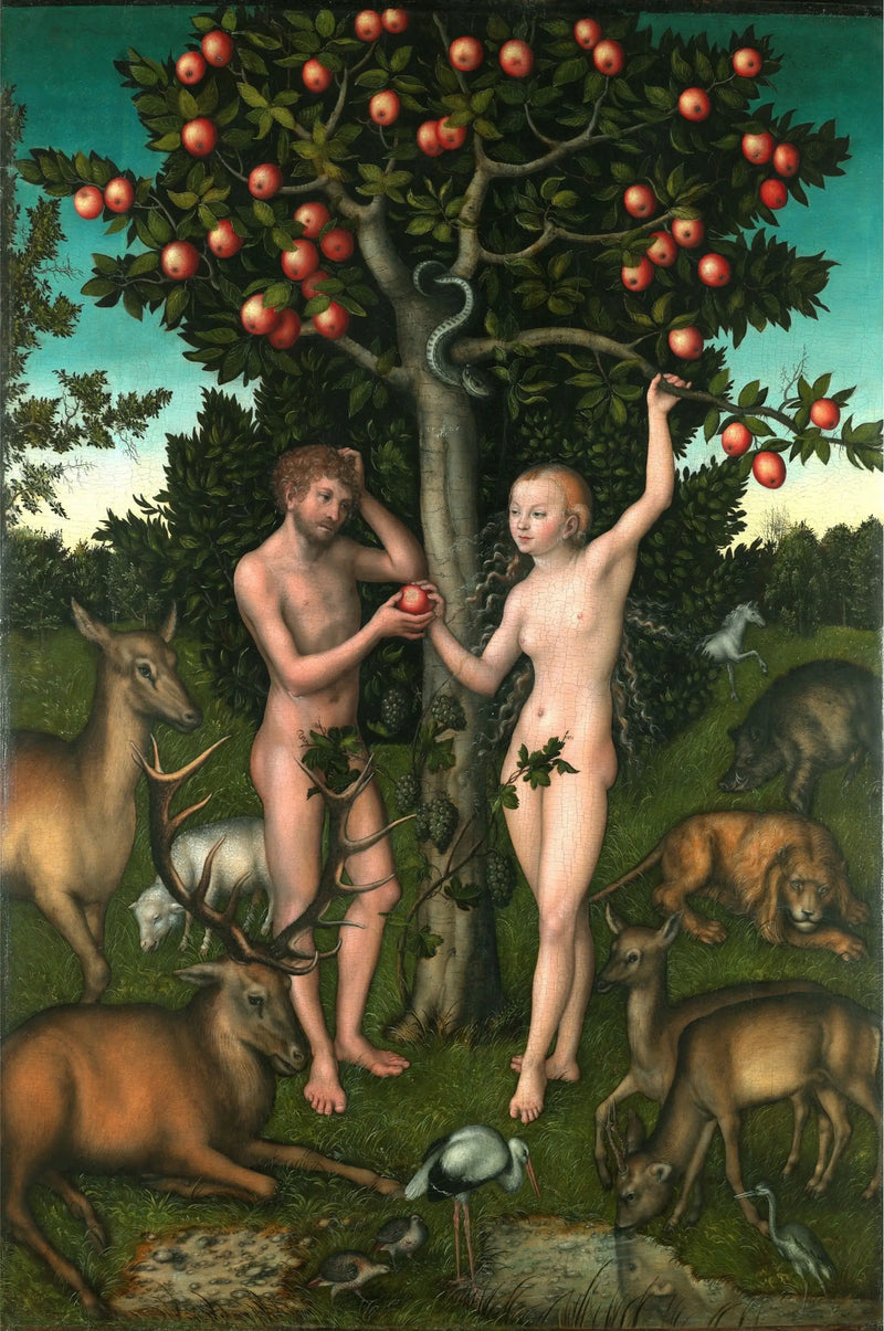 Adem ve Havva - Lucas Cranach the Elder